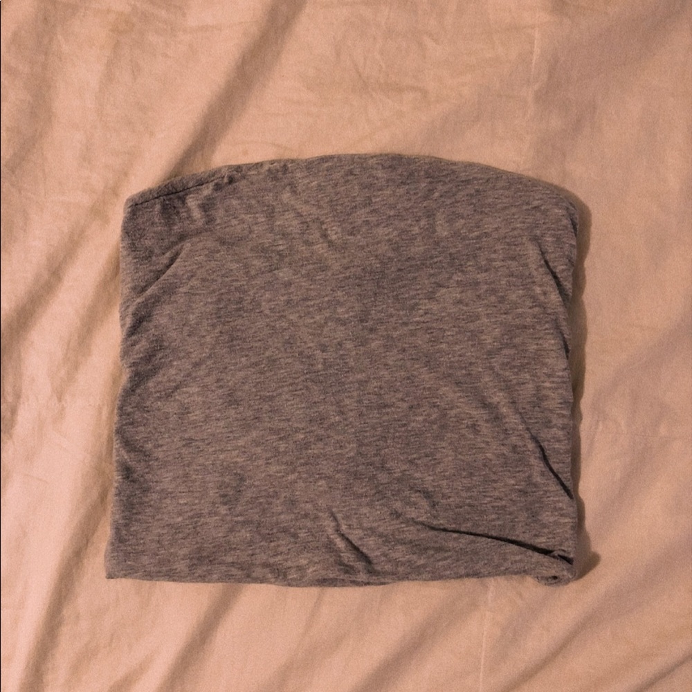 grey brandy melville tube top